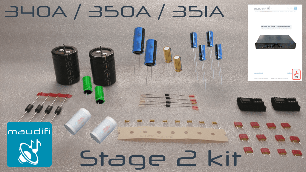 maudifi CA 3xxA Stage 2 kit for Cambridge Audio 340A, 350A and 351A